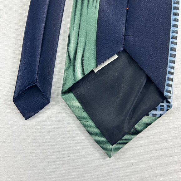 Vintage Rene Chagal Statue of Liberty Tie Necktie New York Empire State Building - Picture 7 of 10